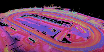 NASCAR ’25 circuit laser scan